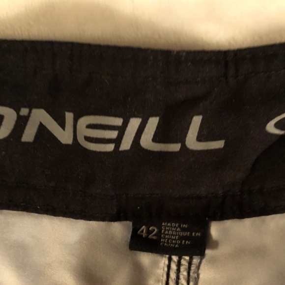 O’Neill Board Shorts Mens Gray Pocket Surf Wakeboard Swim - Picture 2 of 8